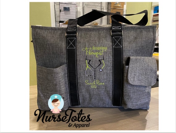 CafePress Occupational Therapist Tote Bag – Natural Canvas Reusable Shopping Bag, Two Sizes - View #3