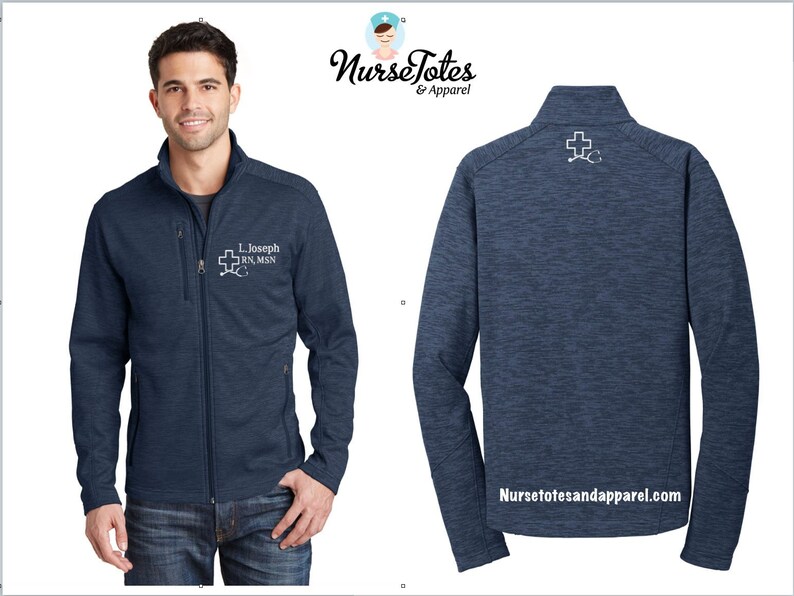 Men's Nurse Medical Fleece Jacket Nursing Jacket Gift Etsy