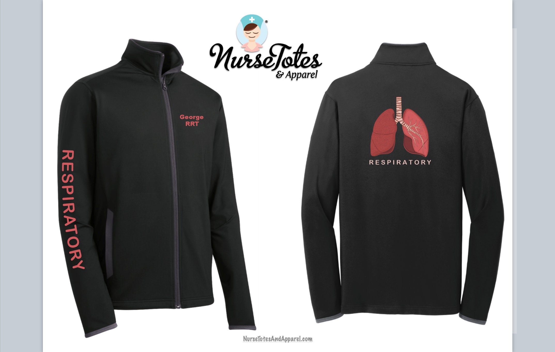 Respiratory Therapist Jacket Men's Respiratory Apparel Etsy