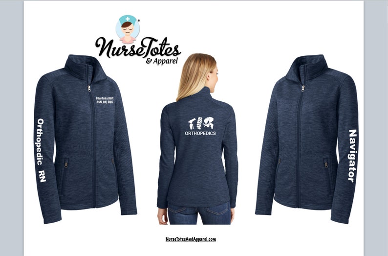 Orthopedics Jacket Personalized Medical Jackets Etsy