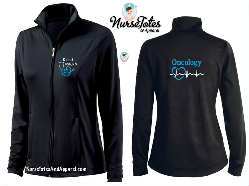 Oncology Nurse Jacket Nurse Apparel Personalized With Etsy