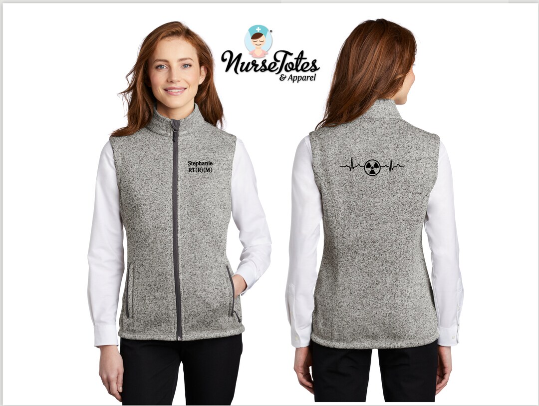 Radiology Vest Sweater Vest Full Zip Women's Etsy