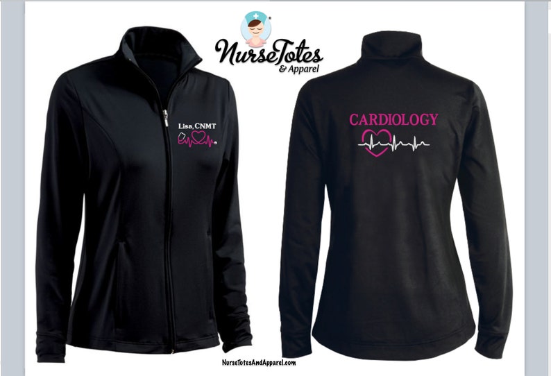 Cardiology Nurse Jacket Cardiology Physicians Jacket Nurse Etsy