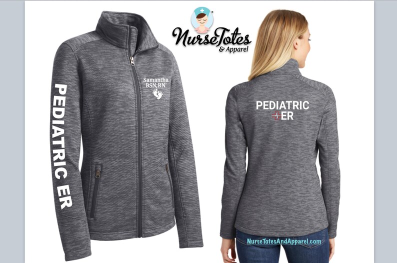 Pediatric ER Jackets Pediatric Nurse Jacket Personalized Etsy