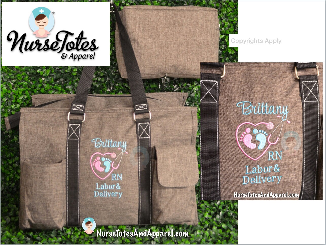 Nursing Student Future Nurse Nursing School Labor and Delivery Nurse Tote RN Nurse Totes for work L/&D Nurse Tote Gift for Nurse Life