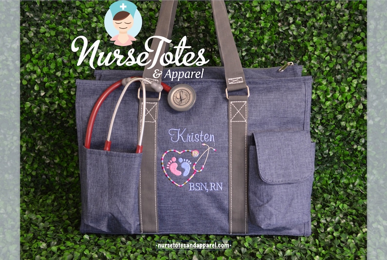 Nurse Purse - Medical Tote Bag - Fun Designs - Gifts For Her - Personalized 