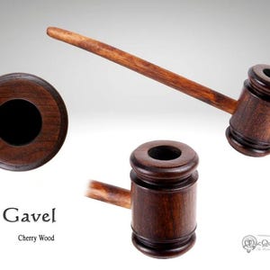 MacQueen Premium Wood Gavel Churchwarden Fantasy Pipe