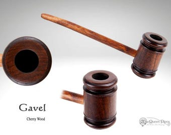 Pipa da sagrestano in legno MacQueen fatta a mano - Regalo ispirato al fantasy LARP e a Tolkien