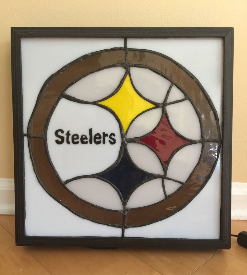Sports Team Logos in Stained Glass Etsy
