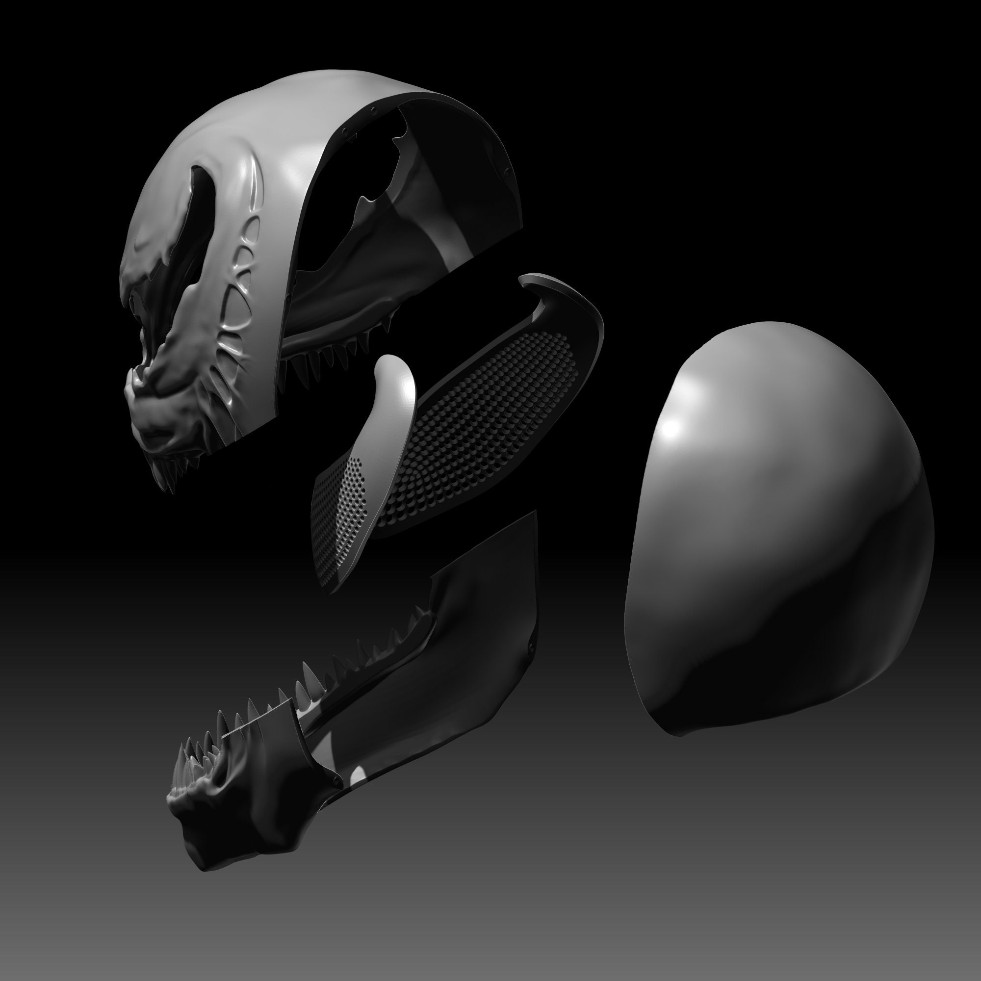 Venom Mask V2 3D printable model | Etsy