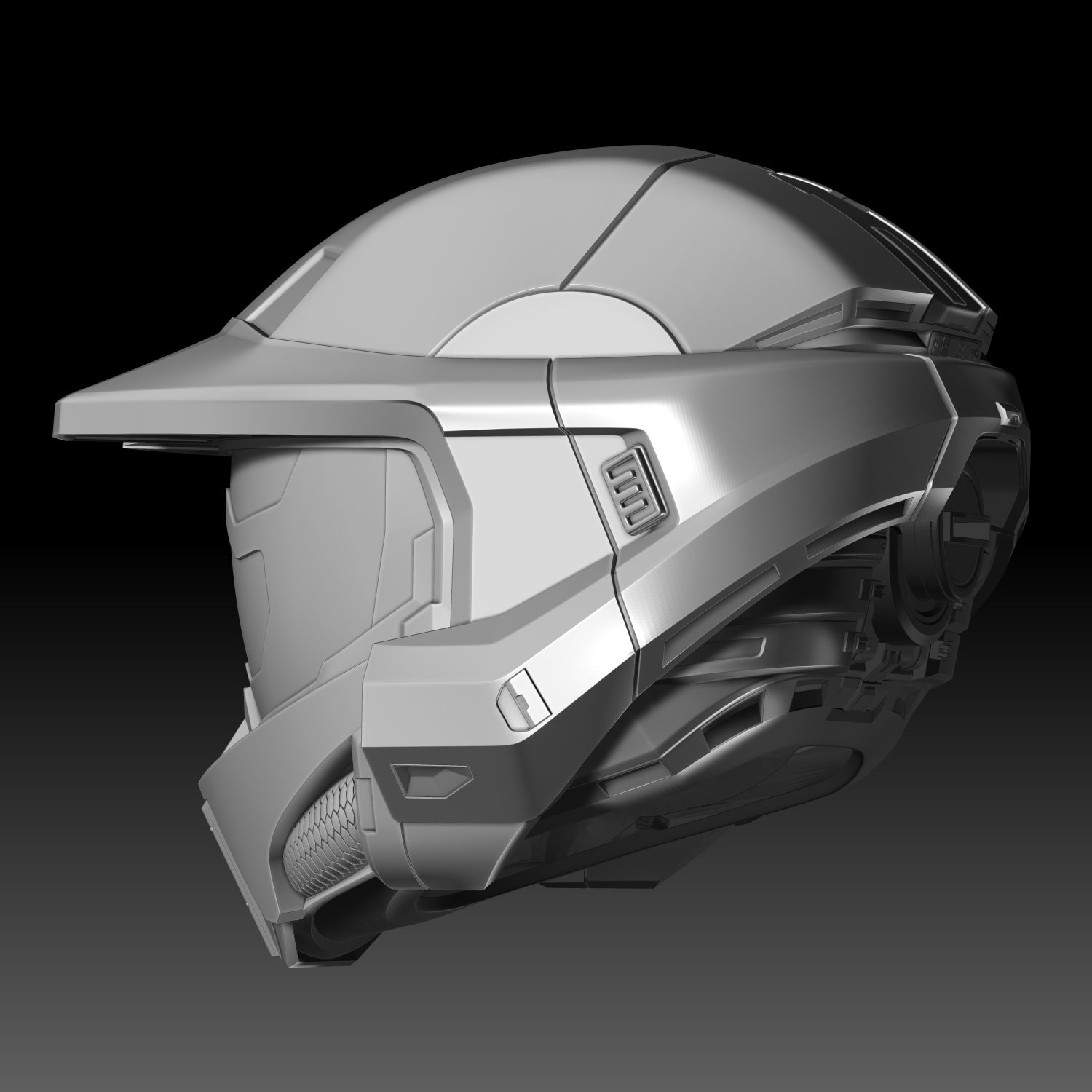 Master Chief Helmet Halo Infinite 3D printable model Etsy