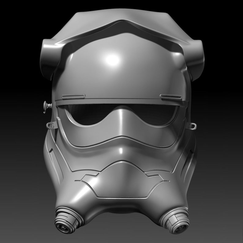 First Order TIE Fighter Pilot Helmet Printable 3D Model Etsy