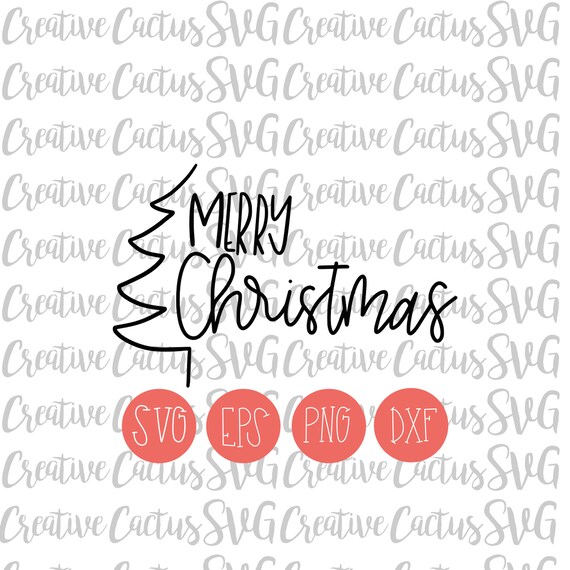 Download Merry Christmas Svg Christmas Tree Christmas Svg Etsy PSD Mockup Templates