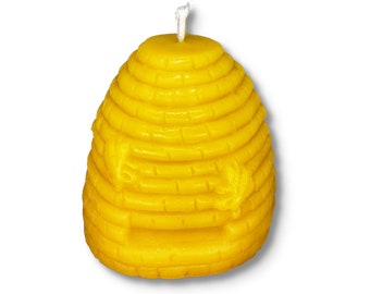 Beeswax Candle Beehive | | by beekeepers from the Bavarian Forest handmade | Wax candle made of 100% beeswax | Bavarian Forest Beekeeper | Candle