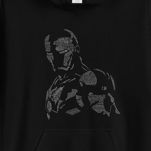 Sudadera con capucha unisex con citas de Iron Man, diseño de Marvel Iron Man