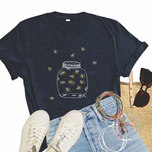 Firefly Graphic Tee: Unisex Cotton Conservation T-Shirt