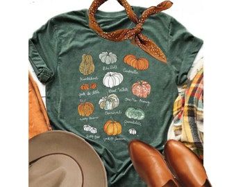 Pumpkin Patch ~ Pumpkin Shirt, Thanksgiving Tee, Cute Fall Shirt, Fall T, Pumpkin Silhouette, Bella Canvas Tee, Womens Graphic Tee,graphic t