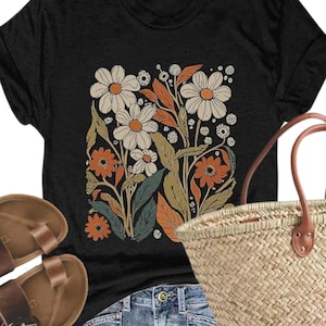 Daisy Delight ~ Blumen T-Shirt, Gänseblümchen T-Shirt, Gänseblümchen T-Shirt, Gänseblümchen T-Shirt, Gärtner, Gärtner, Geschenk für sie