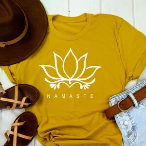 Namaste Buddaful Womens Tee Yoga Shirt Yoga Tee Yoga - Etsy