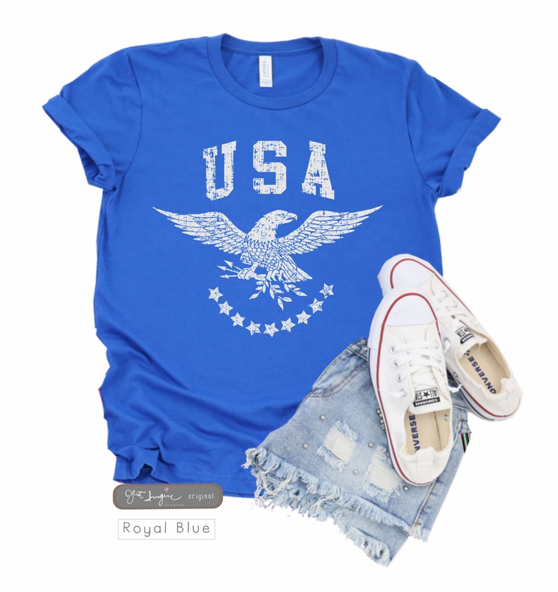 USA Eagle Women's and Men's USA shirt American Etsy