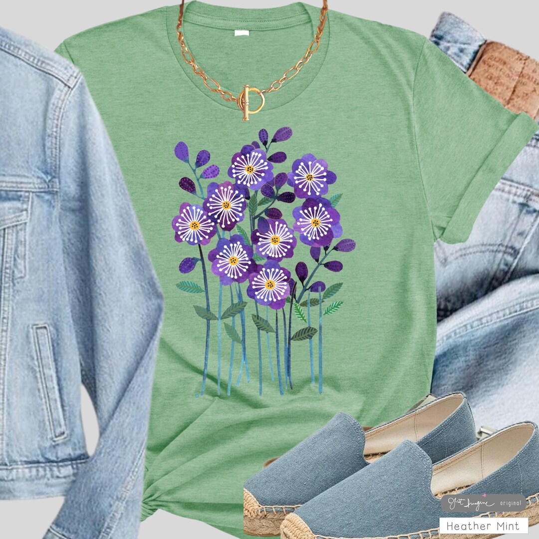 Pug Botanist Flower T-Shirt main image 0