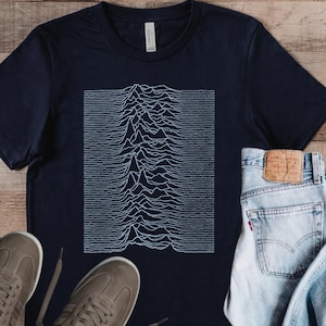 Topo Mountain Ridges Graphic Tee - Unisex Nature Shirt
