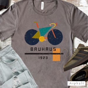 Modern Bike Tee: Eco-Friendly, biking, bike lover, Cotton Unisex T-Shirt
