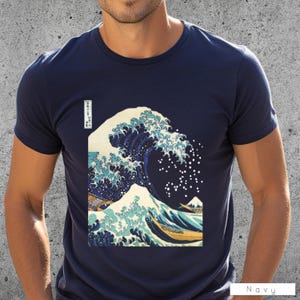 Hokusai Wave T-shirt, Japanese Art, Great Wave off Kanagawa