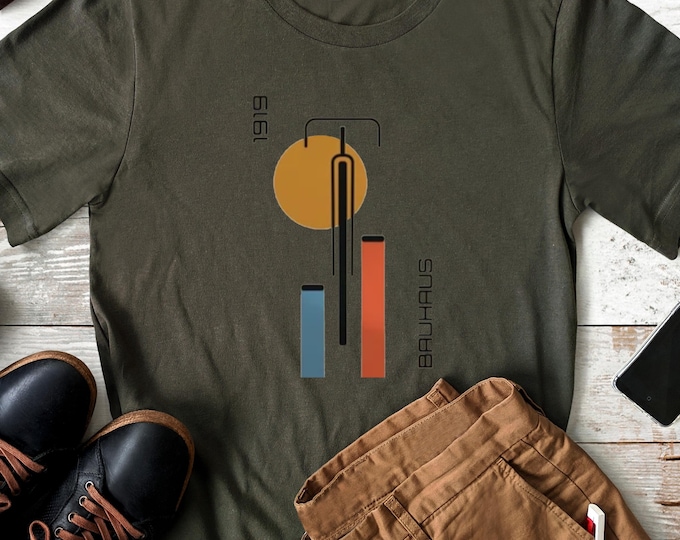 Bauhaus Bike T-Shirt: Vintage Graphic Tee, Eco-Friendly Cotton***