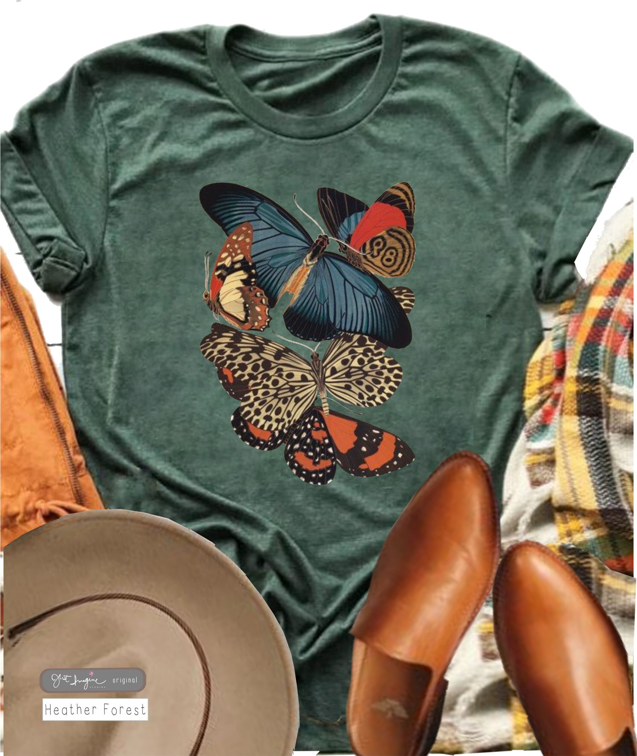 womens butterfly tshirt