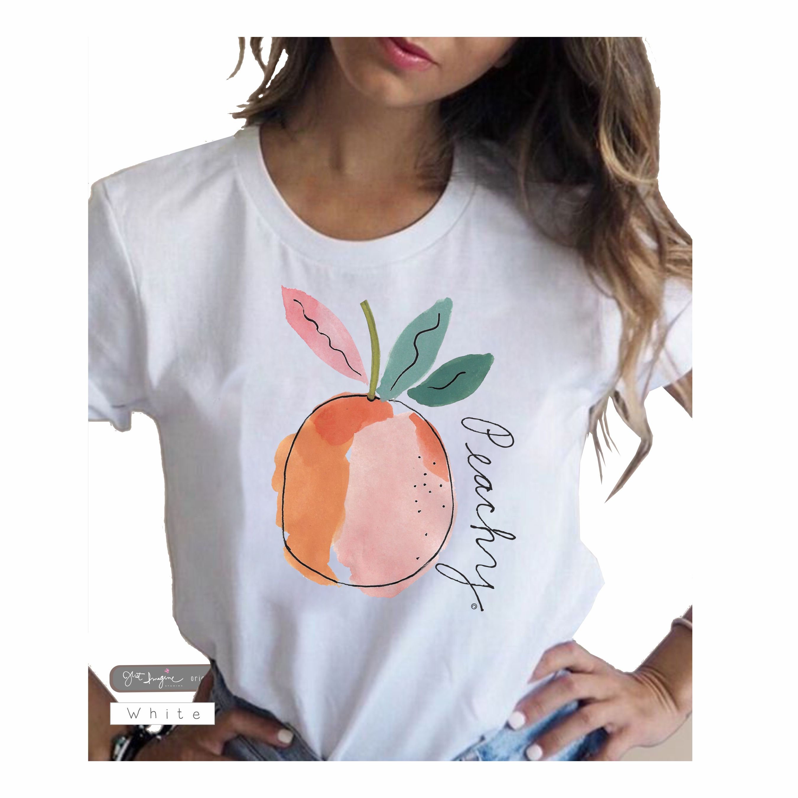 Peachy Botanical Shirt Botanical T Flower T Gardener - Etsy
