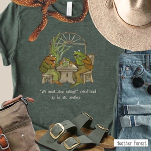 Frog and Toad Cookies T-Shirt: Vintage Unisex Cotton Tee, S-4X, cute, fun, gift