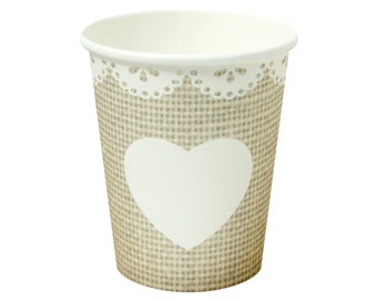 burlap paper plates and napkins