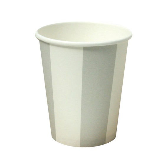 grey paper cups