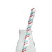 25 Tropical Striped Paper Straws Pink and Blue Tropical Paper Straws Pool Party Straws Pineapple Paper Straws Tropical Baby Shower Straws