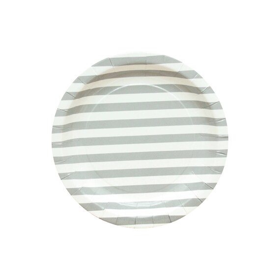 grey paper plates