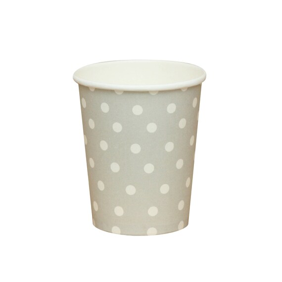 grey paper cups