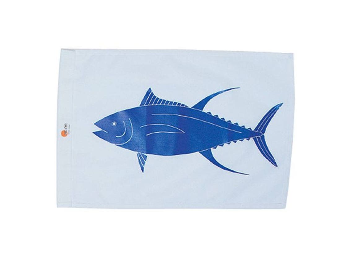 Yellowfin Tuna Ahi Fish Flag Etsy