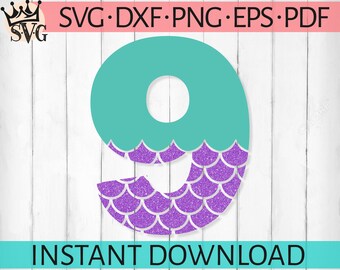 Free Free 278 Mermaid Numbers Svg Free SVG PNG EPS DXF File