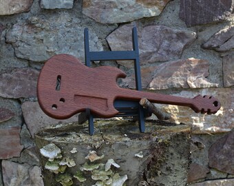 Wood Spanking Paddle  Guitar Model 4