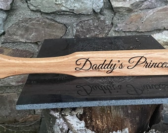 Spanking paddle spatula laser engraved