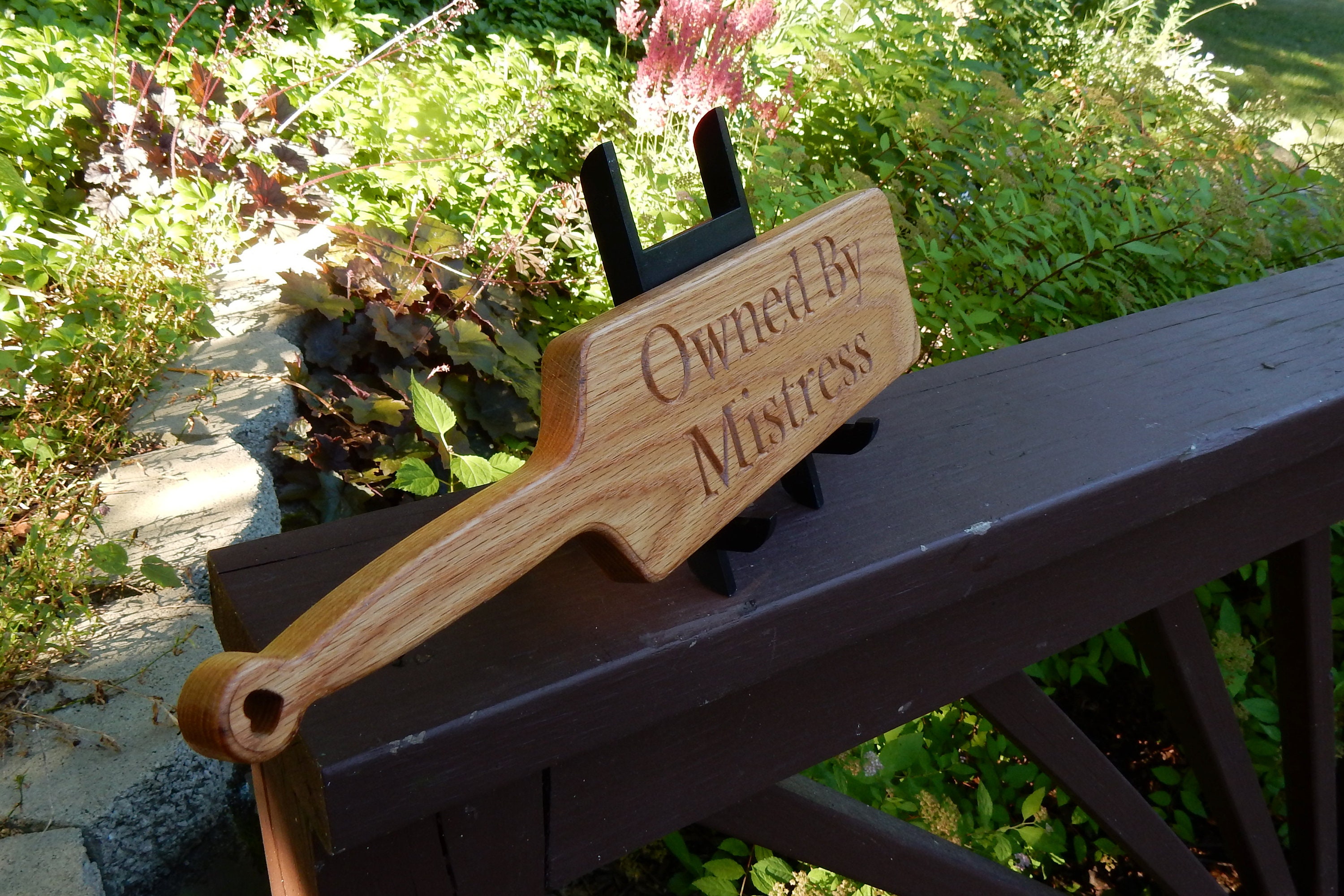 23 Long - Wide Wooden Spanking Paddle – Master Control's Woodshop