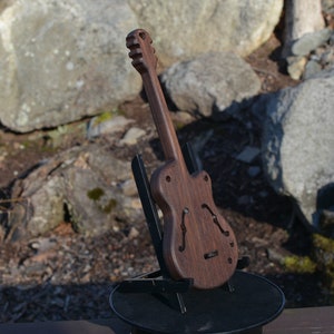 Wood Spanking Paddle  Guitar Model 2