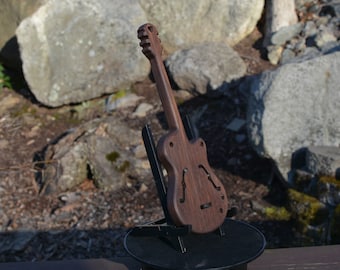 Wood Spanking Paddle  Guitar Model 2