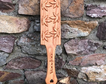 Wood Spanking Paddle 6 420 leaves