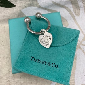 Tiffany & Co .925 Sterling Silver Bull Nose Ring / Or Key Holder