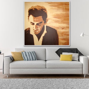 Johnny Cash Giclee Print of Original Painting - Etsy