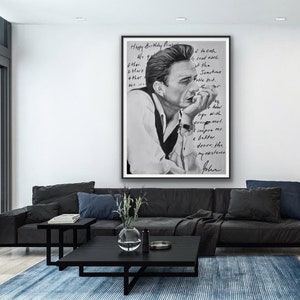 Giclee Fine Art Print of Original Oil Painting of Johnny Cash "love ...