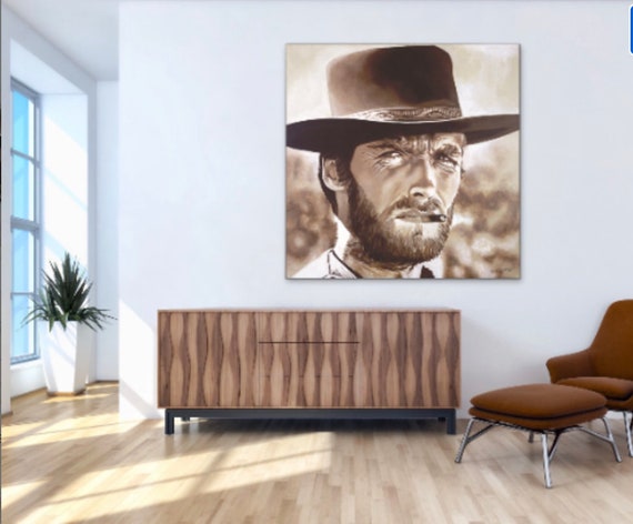 Clint Eastwood is Blondie affisch 30 x 40 cm