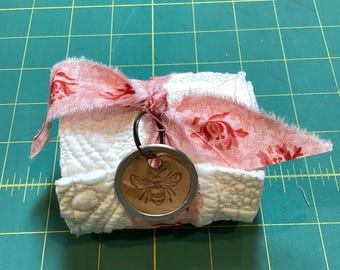 White quilt rolls for snippet rolls and other crafts--3' and 4" widths